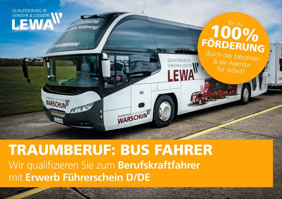 Traumberuf LKW-Fahrer und/oder Busfahrer [C] in Chemnitz