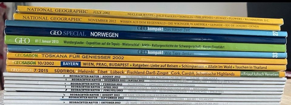 National Geographic, GEO, GEOSpecial, GEOSaison, Beobachter Natur in Köln