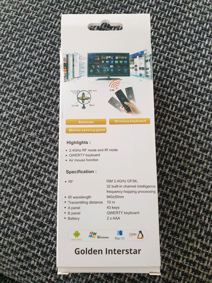 4K Android IP TV Box G-200 von Golden Interstar in Schwäbisch Gmünd