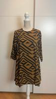 Kleid braun schwarz Ethno geometrisch Muster H&M M/L 38/40 Köln - Rath-Heumar Vorschau