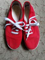 Textilsneaker rot Gr.41 Stoffschuhe Halbschuhe Schnürschuhe Sachsen - Dippoldiswalde Vorschau