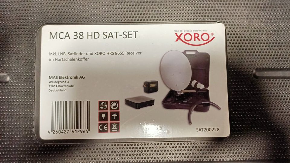 ⭐XORO MCA38HDS Sattelitenschüssel Set mit LNB und Receiver⭐ in Lehrte