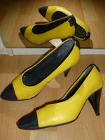 Damen Wildleder Schuhe, Pumps, HighHeels schwarz/gelb, Gr. 39/40 Hamburg-Mitte - Hamburg Borgfelde Vorschau