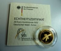 Gold! 20€ Fichte 2012, Bst. J, D, F oder G (A auf Anfrage) Düsseldorf - Pempelfort Vorschau