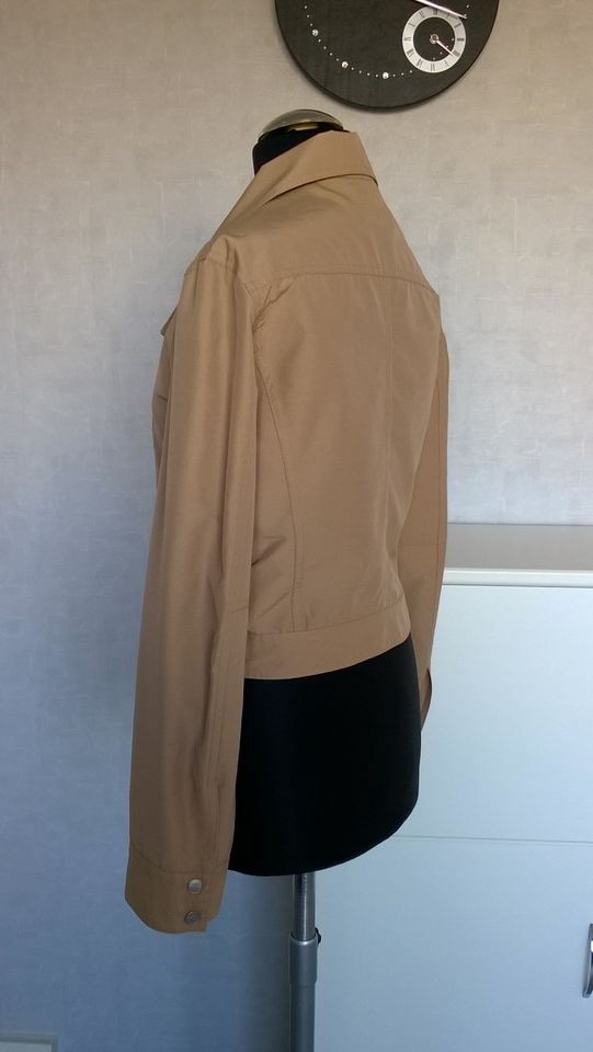 leichte Jacke Bikerjacke crop camel beige braun Gr. XS MNG Mango in Berlin