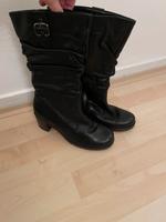 Gabor Stiefel schwarz Leder mittelhoch mittelhoher Absatz Hessen - Bischofsheim Vorschau