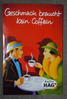 Blechschild Nostalgie Kaffee Hag 60x40 cm Baden-Württemberg - Pforzheim Vorschau