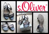 ❤ s.Oliver Sandale, Gr. 37, Schwarz/Bronze+++neuwertig+++❤ Münster (Westfalen) - Centrum Vorschau