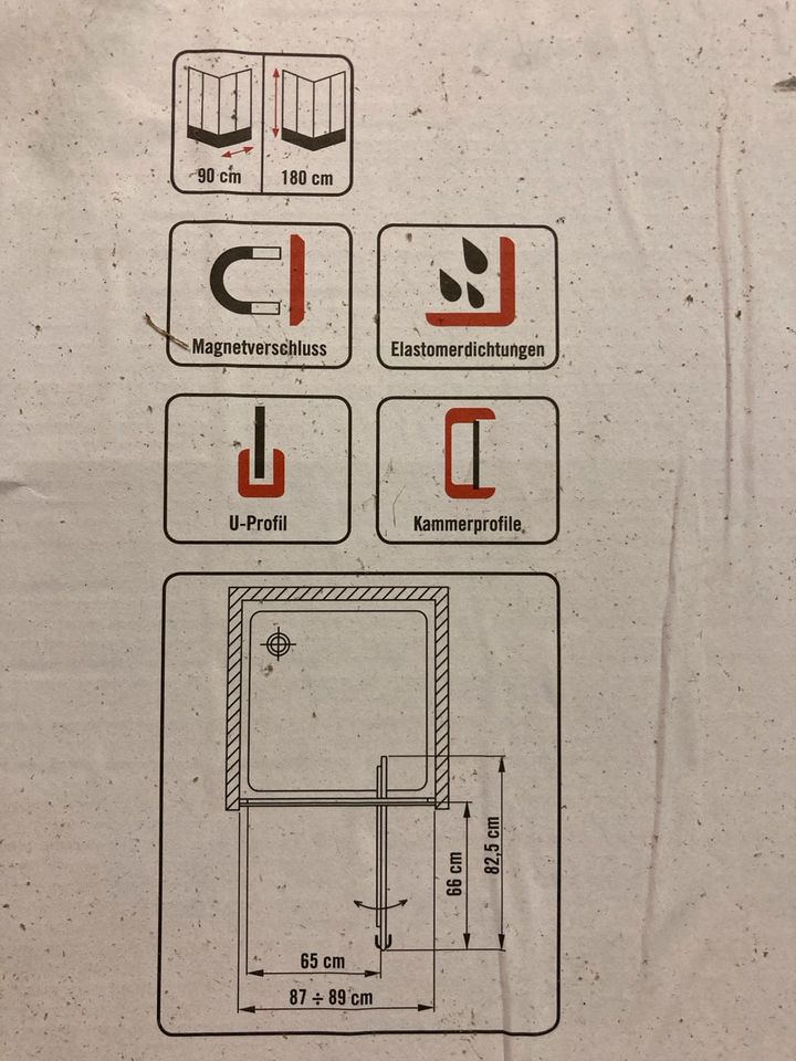 Duschtüre - Schwingtüre in Fichtenau