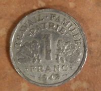 Frankreich: Dtitte Republik 1 FRANC 1942 original Rheinland-Pfalz - Jockgrim Vorschau