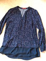 EDC Bluse blau geblümt Gr XS Bayern - Reichertshausen Vorschau