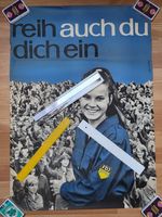 Plakat Poster Werbung orig. DDR FDJ Partei SED Propaganda 1960er Sachsen-Anhalt - Ilsenburg (Harz) Vorschau