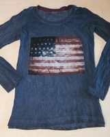 USA STARS AND STRIPES Langarmshirt Longsleeve - Größe 40 Niedersachsen - Thedinghausen Vorschau