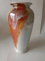 Vase 22 cm Scheurich 515-22 gebraucht weiß braun marmoriert Sachsen - Radeburg Vorschau