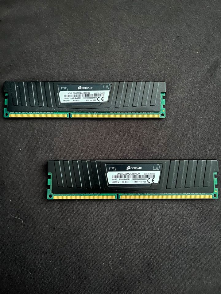 RAM Corsair Vengeance LP 8GB Set DDR3 2x 4GB 1600mhz in Frankfurt am Main