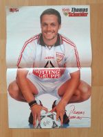 Bravo Sport Poster Thomas Schneider VfB Trikot Ralf Waldmann Moto Sachsen - Leisnig Vorschau