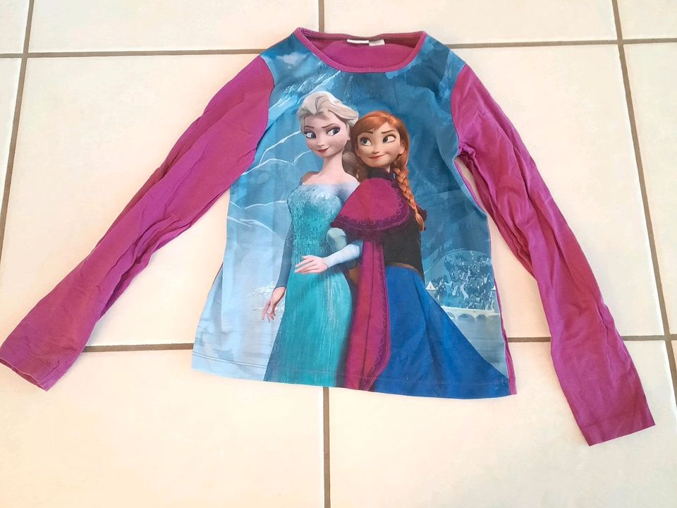 Eiskönigin / Frozen/ Anna Elsa langarm Shirt gr. 134 in Göttingen