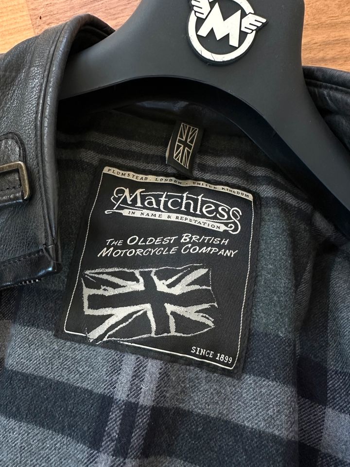 Matchless London perforierte Lederjacke in München