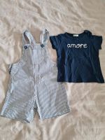 Baby outfit Set Tshirt, kurze Latzhose blau (Benetton, 68), Baden-Württemberg - Karlsruhe Vorschau