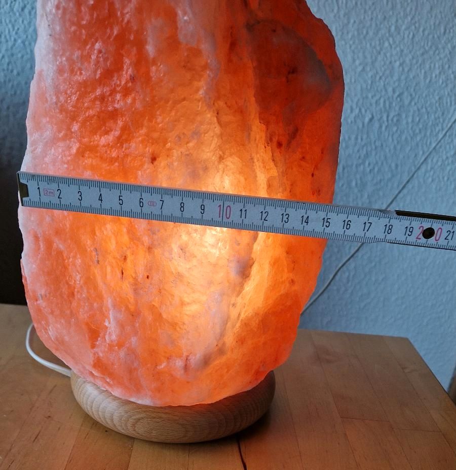 Salzkristall Lampe groß ca 28 cm in Pilsting