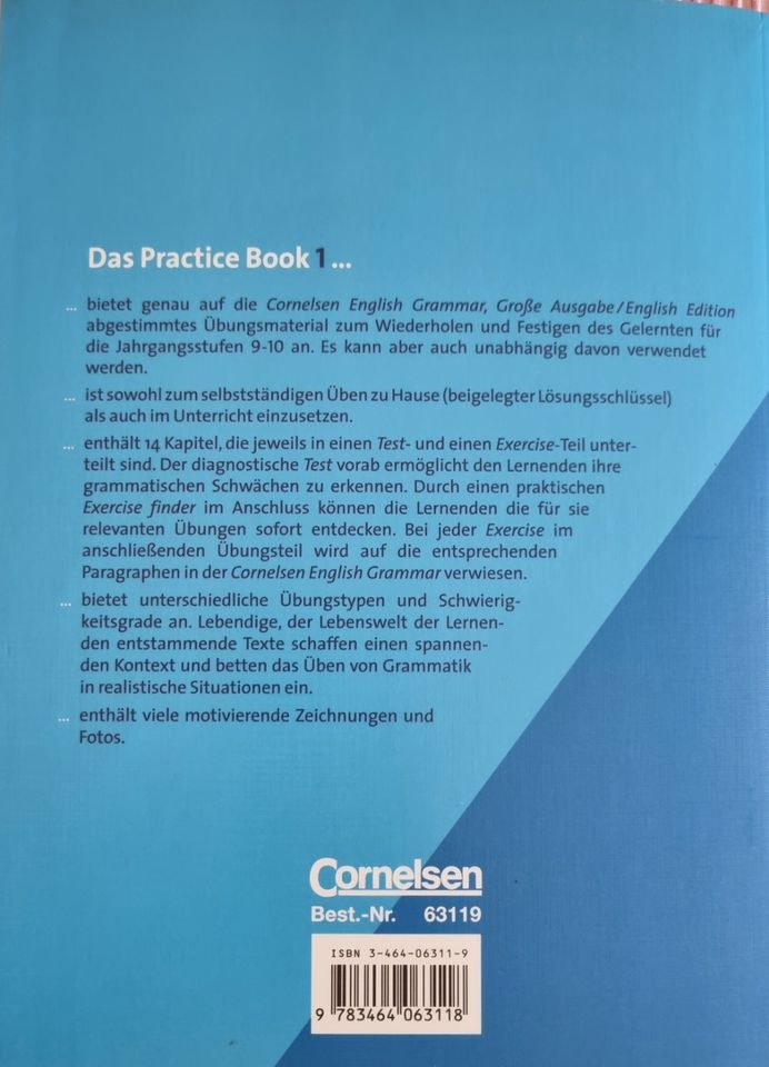 Cornelsen English Grammar ISBN: 9783464063118 in Troisdorf