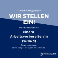 Arbeitsvorbereiter (m/w/d) Baden-Württemberg - Deggingen Vorschau