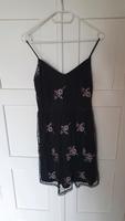 Kleid schwarz mit Blumen Sachsen - Niesky Vorschau