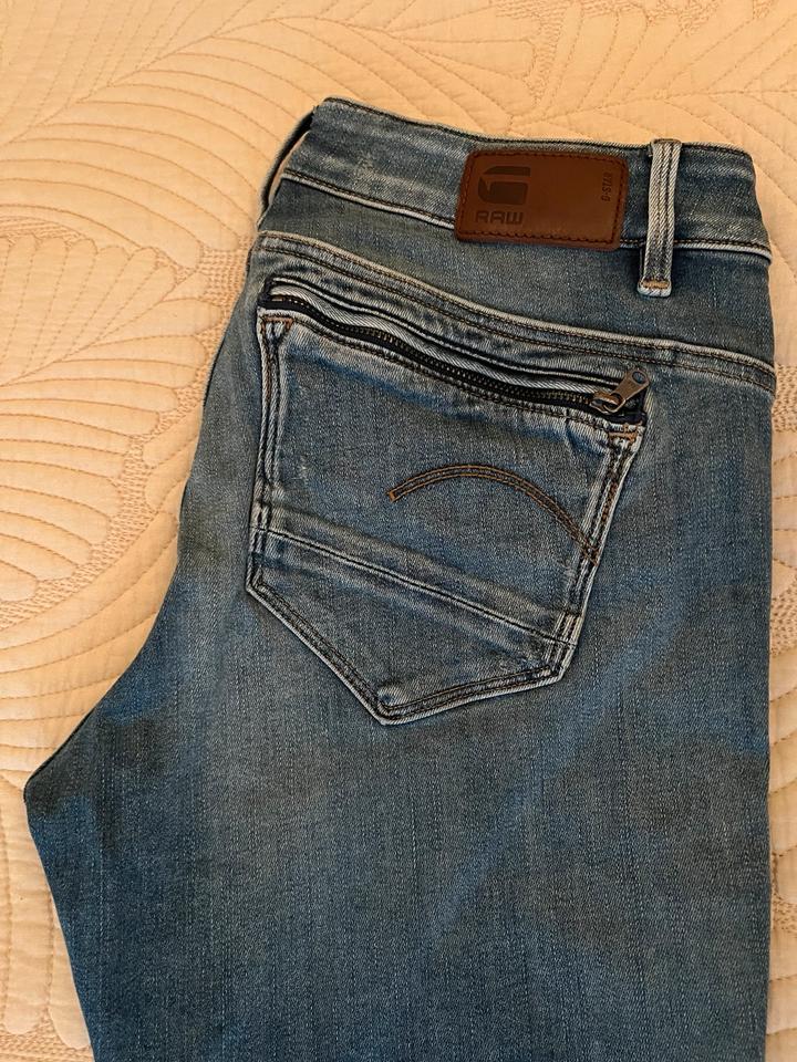 G-STAR GSTAR RAW MIDGE Zip MID SKINNY Jeans WMN W30 / L28 in Ginsheim-Gustavsburg