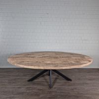 H848 Esstisch Tisch Mangoholz Oval 2,40 m x 1,20 m Niedersachsen - Nordhorn Vorschau