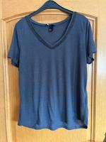 T-Shirt H&M, Größe M, grau mit Steinen neu Hessen - Hosenfeld Vorschau