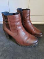 Stiefeletten, Rieker, braun, Absatz ca 7 cm, Gr. 40 Niedersachsen - Saterland Vorschau