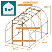 Gewächshaus Foliengewächshaus Treibhaus Frühbeet !! Bitte Lesen ! Nordrhein-Westfalen - Ostbevern Vorschau