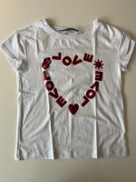 T-Shirt von Love Moschino weiß rote Glitzerschrift neu 38 Nordrhein-Westfalen - Grefrath Vorschau