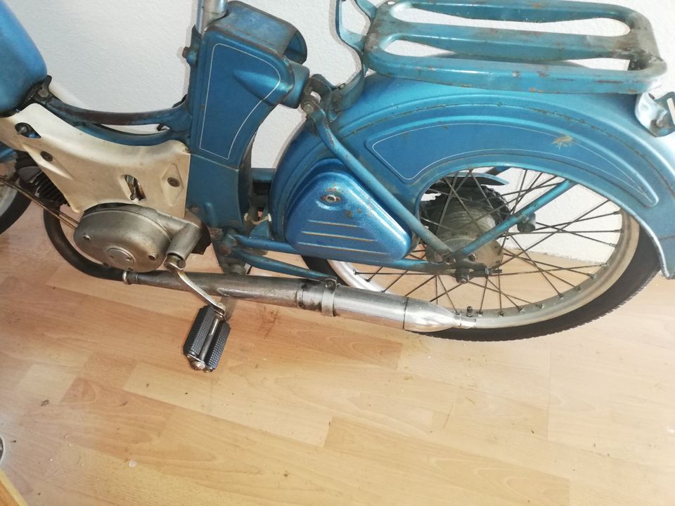 Simson SR 2 E in Hammerschlag Blau Bauj. 1963 abzugeben. in Ebersbach bei Großenhain