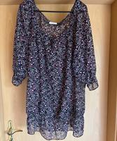 Yessica/C&A Bluse/Tunika/Shirt mit Rüsche geblümt Größe 52/54/XXL Niedersachsen - Oldendorf (Landkreis Stade) Vorschau