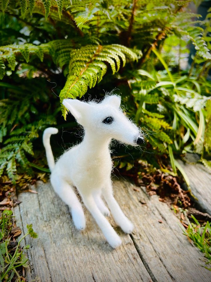 Galgo Windhund Filz Figur Tier Hund Podenco DekoWhippet Greyhound in Darmstadt