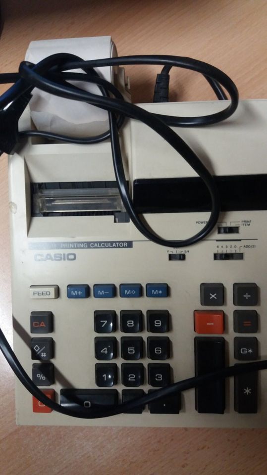 Casio Printing Calculator FR-1011 6 Ersatzrollen Druckender in Recklinghausen