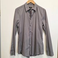 H&M Hemd Gr. M slim/S normal Schnitt steingrau / grau Berlin - Treptow Vorschau