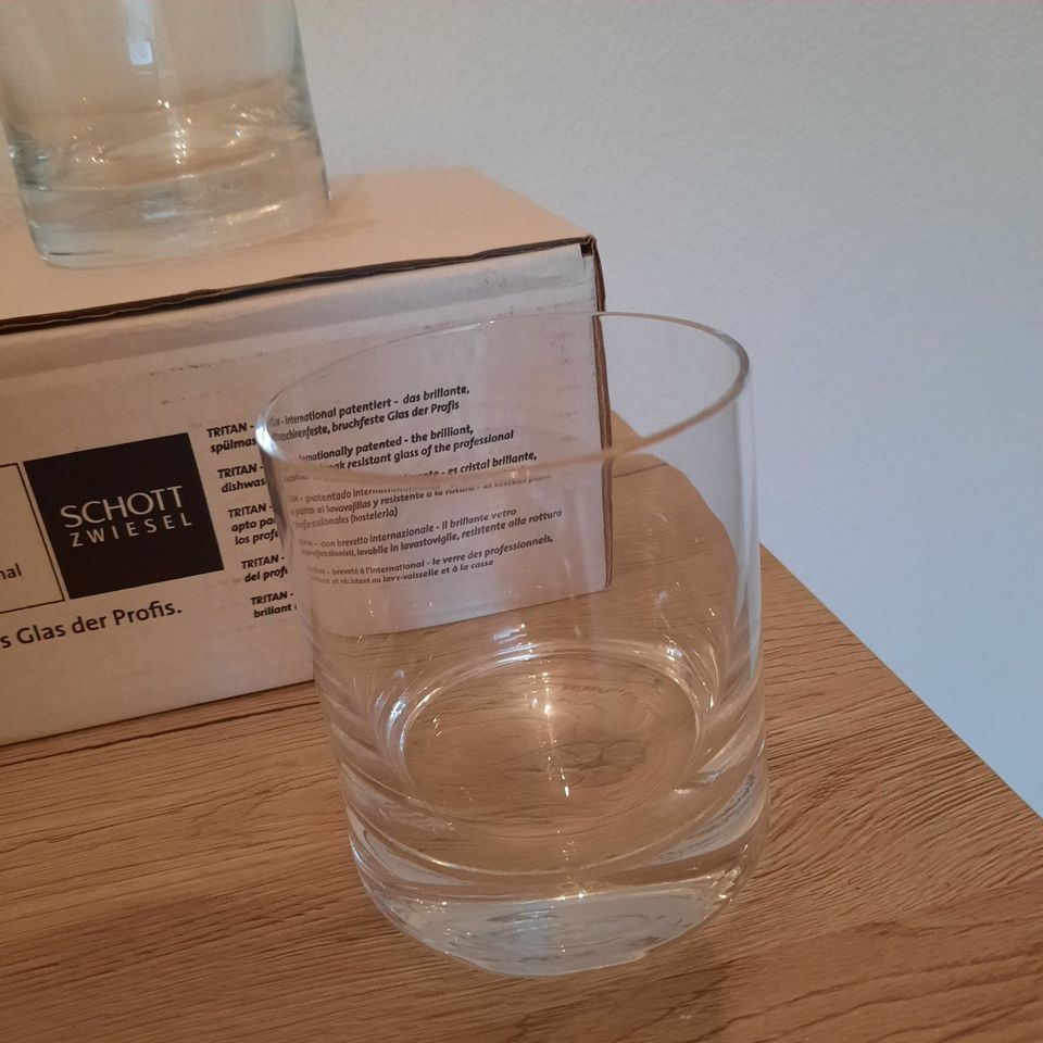 4 neue Gläser Becher Whisky Schott Zwiesel Paris in Laatzen