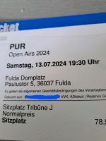 PUR 2 Konzert-Tickets für den 13.07.24 in Fulda. Hessen - Bebra Vorschau