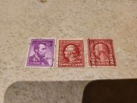 Briefmarken sammler lincoln Washington red 2 cents 4 Cent reich Sachsen - Dohna Vorschau