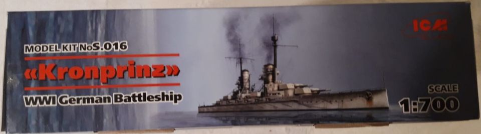 ICM – Nr. S 016 - German Battleship „Kronprinz“ (1:700) no Revell in Plettenberg