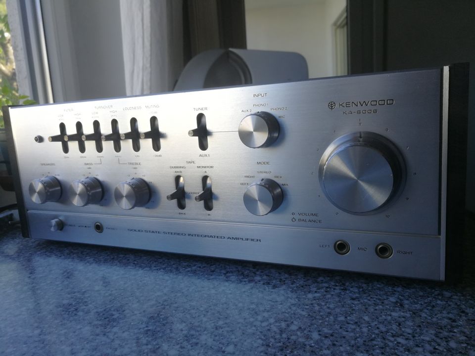 X-Rare: Kenwood KA-8006 Top of the Line 1974-76, 230 V (!) in Weibersbrunn