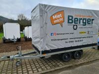 Planenanhänger 2000 kg Anhänger zu mieten leihen mit Vollkasko Baden-Württemberg - Gengenbach Vorschau