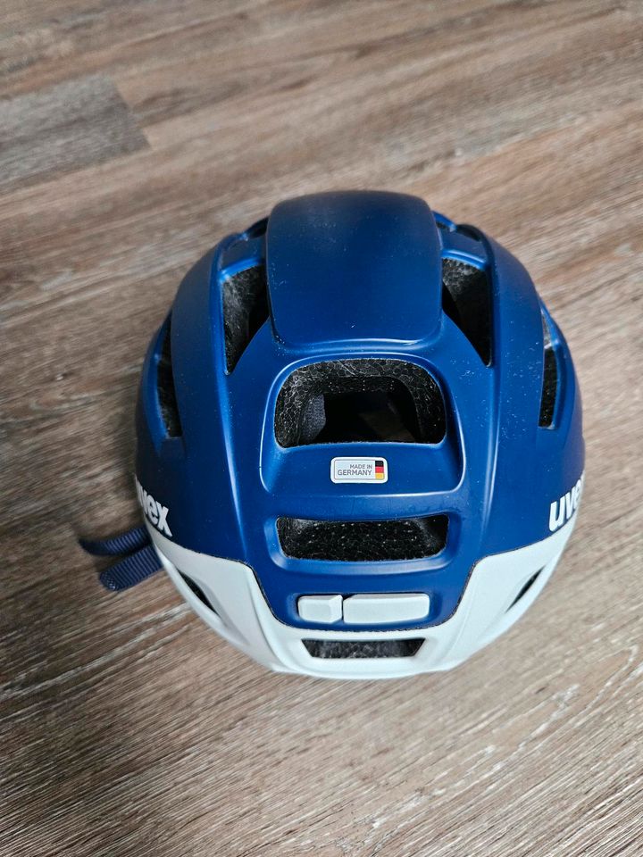 UVEX Fahrradhelm Gr.52-57cm blau/weiß Top-Zustand in Freital