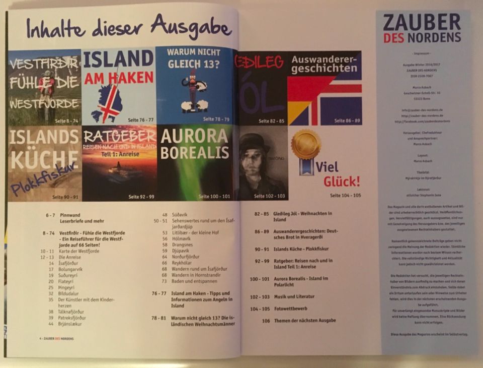 ZAUBER DES NORDENS - Das Island Magazin je 5-7€ in Dresden