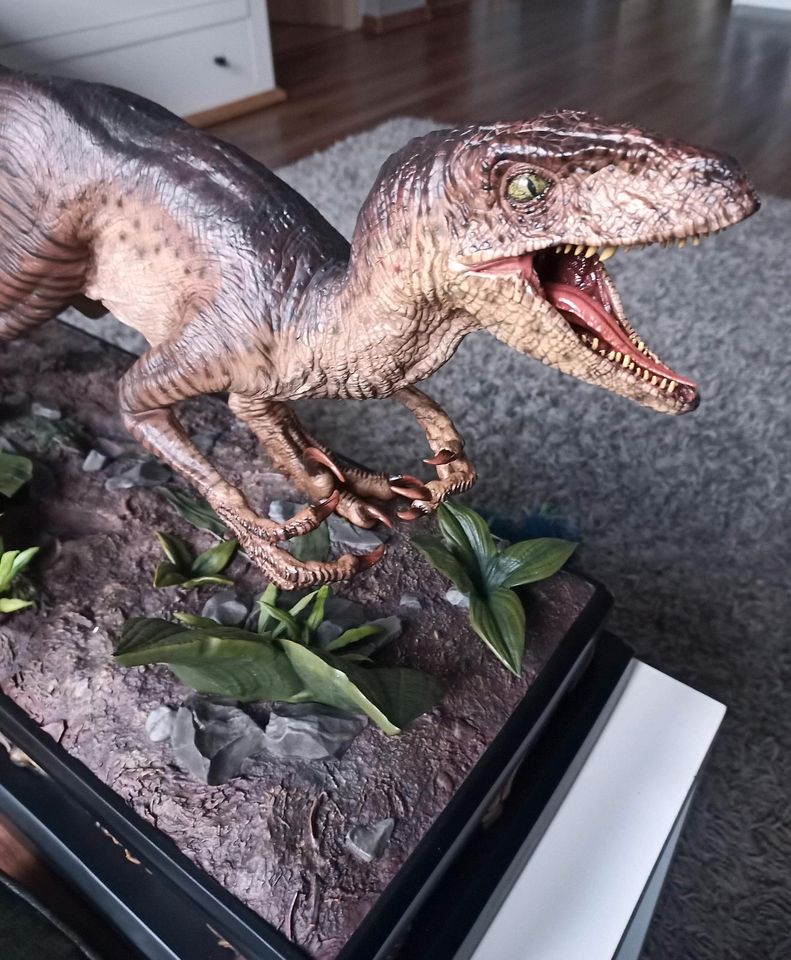 Velociraptor attack Prime 1 Studio Jurassic Park World in Görlitz