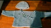 Baby Wickeljacke, Strickjacke, Handmade, Gr.62/68, w.neu, blau Lindenthal - Köln Sülz Vorschau