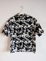 H&M Herren Gr M Hemd Sommer Kurzarm Top Zustand schwarz weiß Köln - Ehrenfeld Vorschau