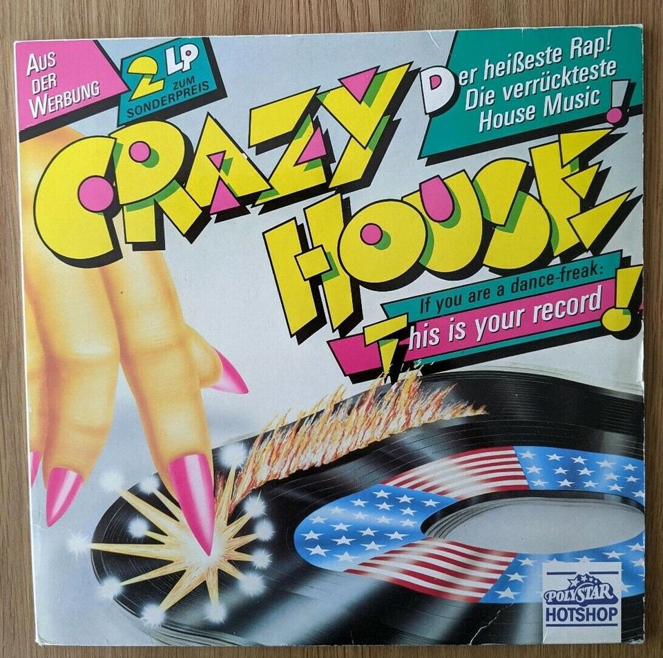 Crazy House Schallplatten 2 LP der heißeste Rap! in Weißenburg in Bayern